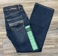 ROCK & ROLL MEN’S STRAIGHT LADDER EMB PISTOL DARK VINTAGE JEANS | BM1PD07357 GREEN LABEL