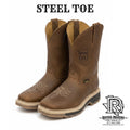 STEEL TOE |  TORO WESTERN SQUARE TOE WORK BOOT  (punta de acero)