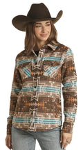 WOMEN’S ROCK ROLL SHIRT JACKET RRWO92RZX5