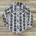 MENS ROCK & ROLL WOVEN LONG SLEEVE WHITE SHIRT | BMN2S04718