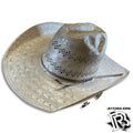 “ 1804 “ | AMERICAN STRAW COWBOY STRAW HAT SISAL 4 1/4