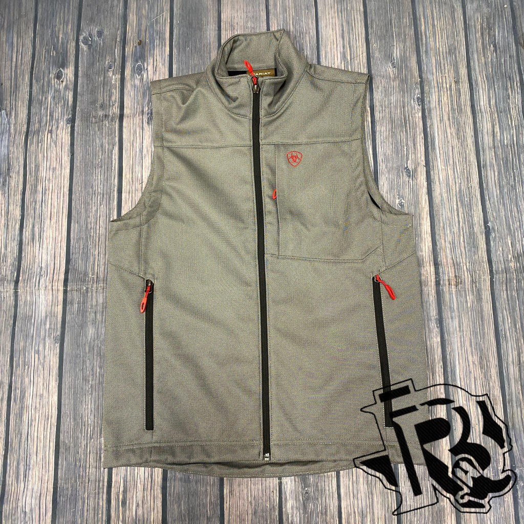 Ariat Red Vernon 2.0 Softshell Black Print Vest 10023332