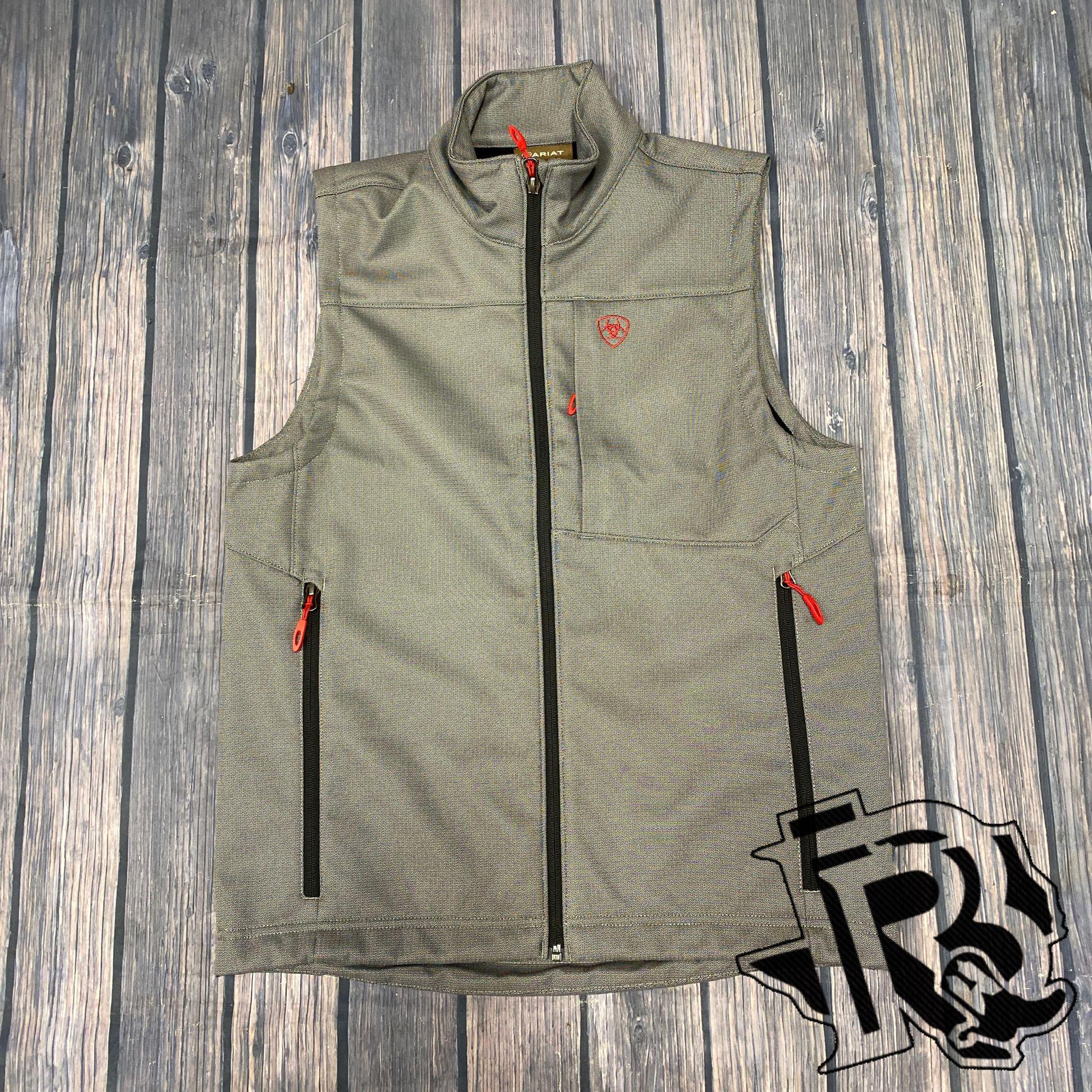 Ariat Red Vernon 2.0 Softshell Black Print Vest 10023332