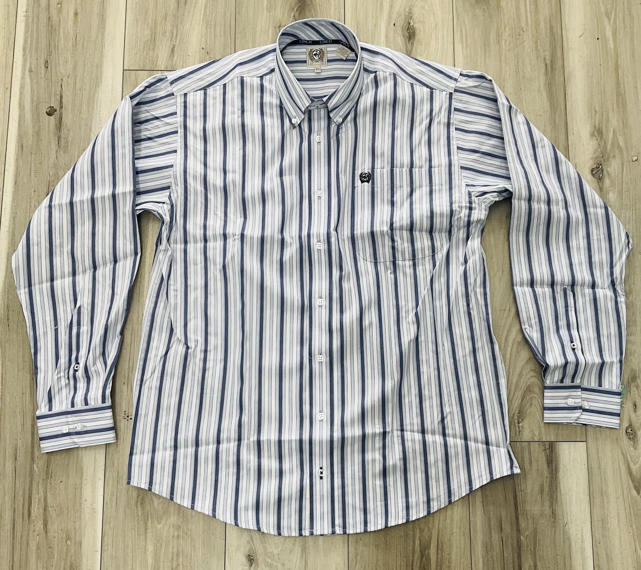 CINCH MEN’S LONG SLEEVE BLUE LIGHT SHIRT | MTW1106077