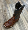 MEN’S WESTERN BOOT FISH PRINTED SHEDRON
