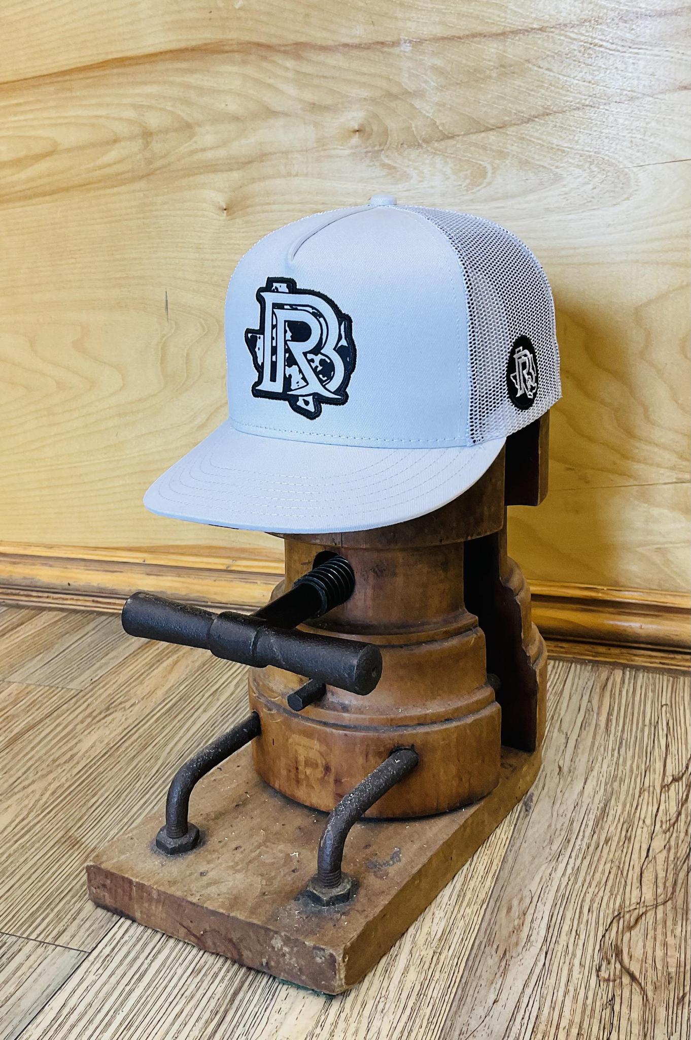 BR ‘’ROJEROS’’ COW PRINT CAP WHITE/BLACK