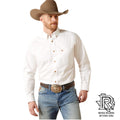ARIAT MEN SHIRT | WHITE LONG SLEEVE  10000503