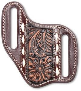 Ariat Mens Knife Sheath Leather Floral Brown |A1803202