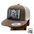 “ WINTER “ | AZTEC PATTERN BR LOGO CAP BROWN / WHITE