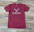 ‘’ALEX’’ MENS CARDINAL T-SHIRT
