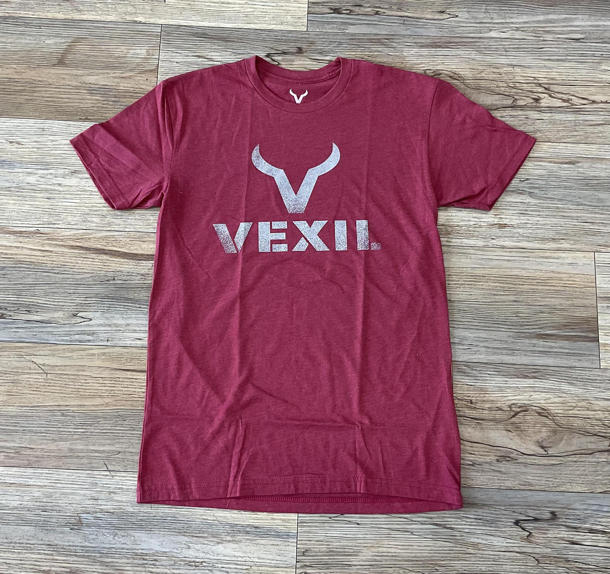 ‘’ALEX’’ MENS CARDINAL T-SHIRT