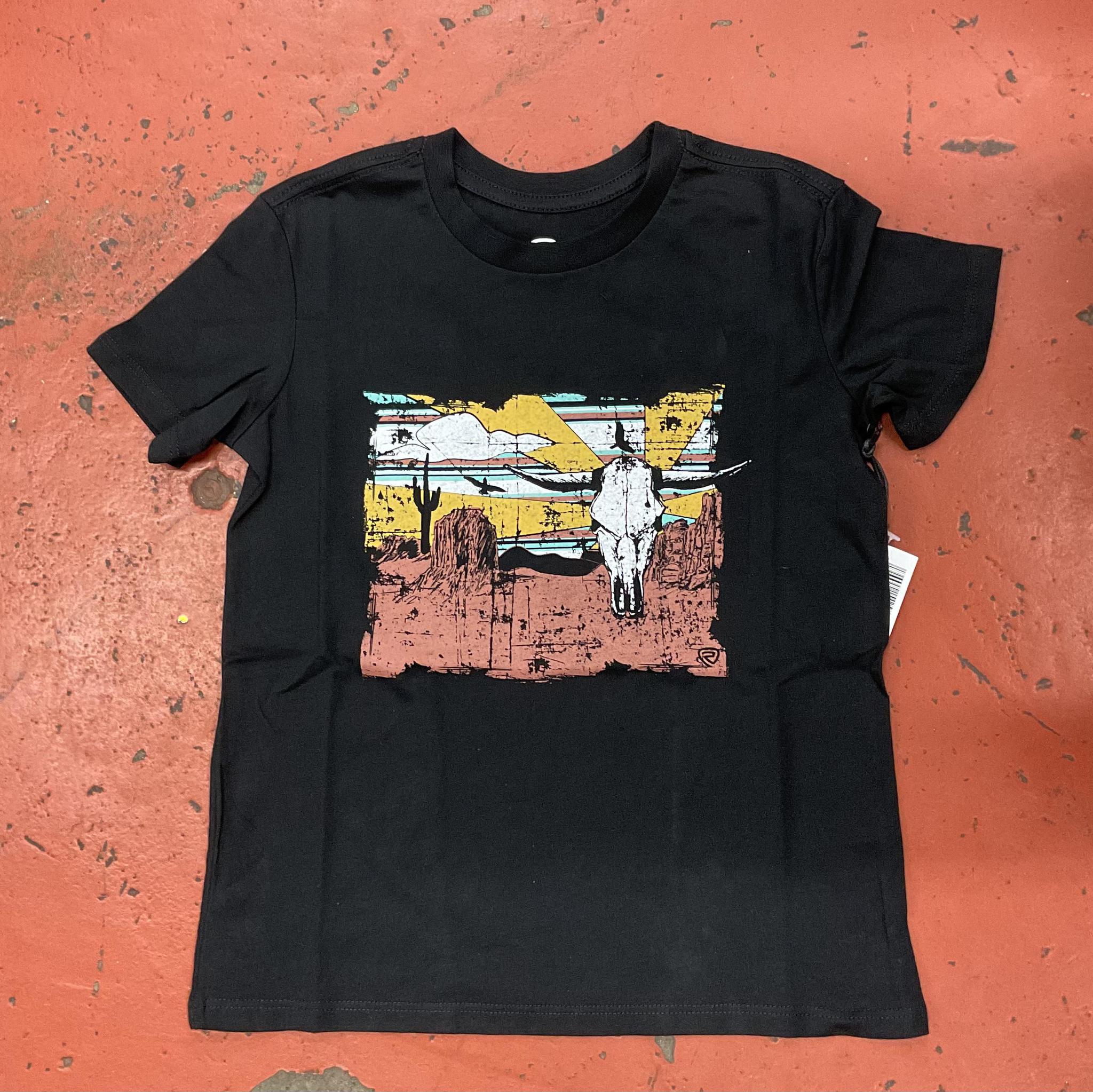 BOYS RR GRAPHIC TEE BLACK | RRBT21R0IW