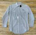 MENS PANHANDLE BLUE LONG SLEEVE SNAP SHIRT |RMN2S04588