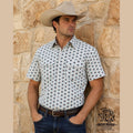 “ JADAN “ WESTERN PEARL SNAP SHIRT SMALL AZTEC PRINT BMN3S06484