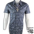 “HENRY” | MEN’S ROCK ROLL SNAP SHORT SLEEVE SHIRT B1S3313