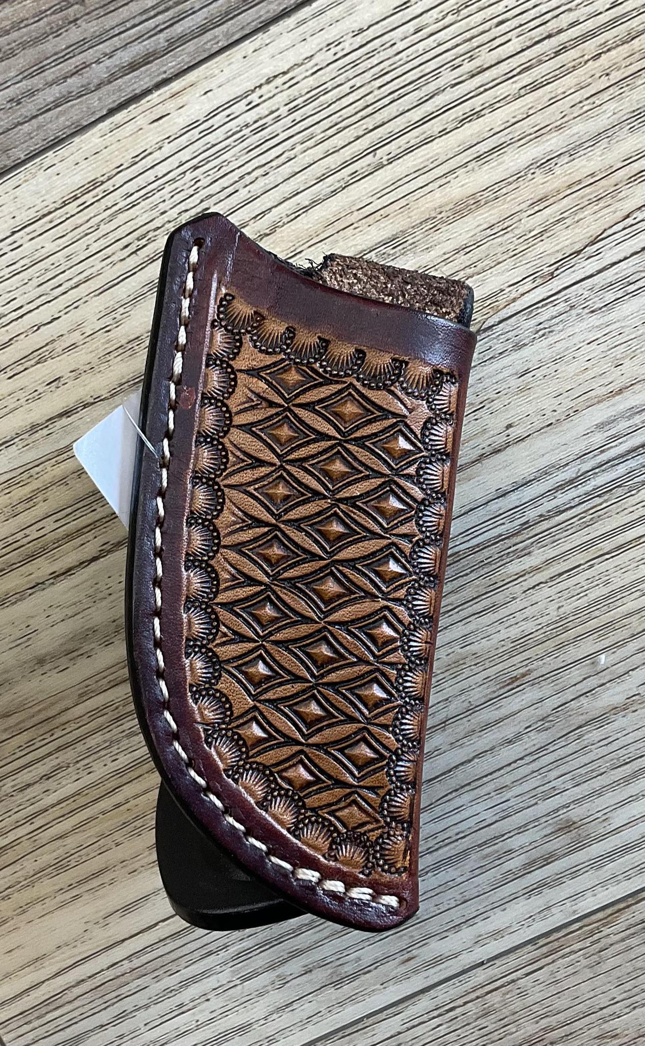 ‘’ALAN ’’ TOOLED KNIFE SHEATH