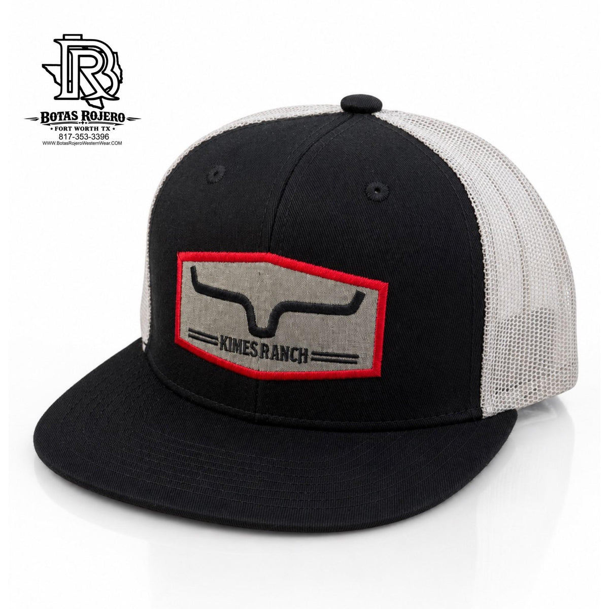 KIMES RANCH CAP BLACK / GREY SNAP BACK