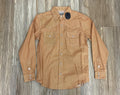 CINCH BOYS LONG SLEEVE BROWN SHIRT | MTW7020087