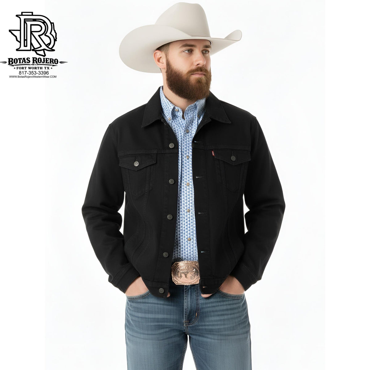 LEVIS STRAUSS & CO DENIUM JACKET BLACK 723340223