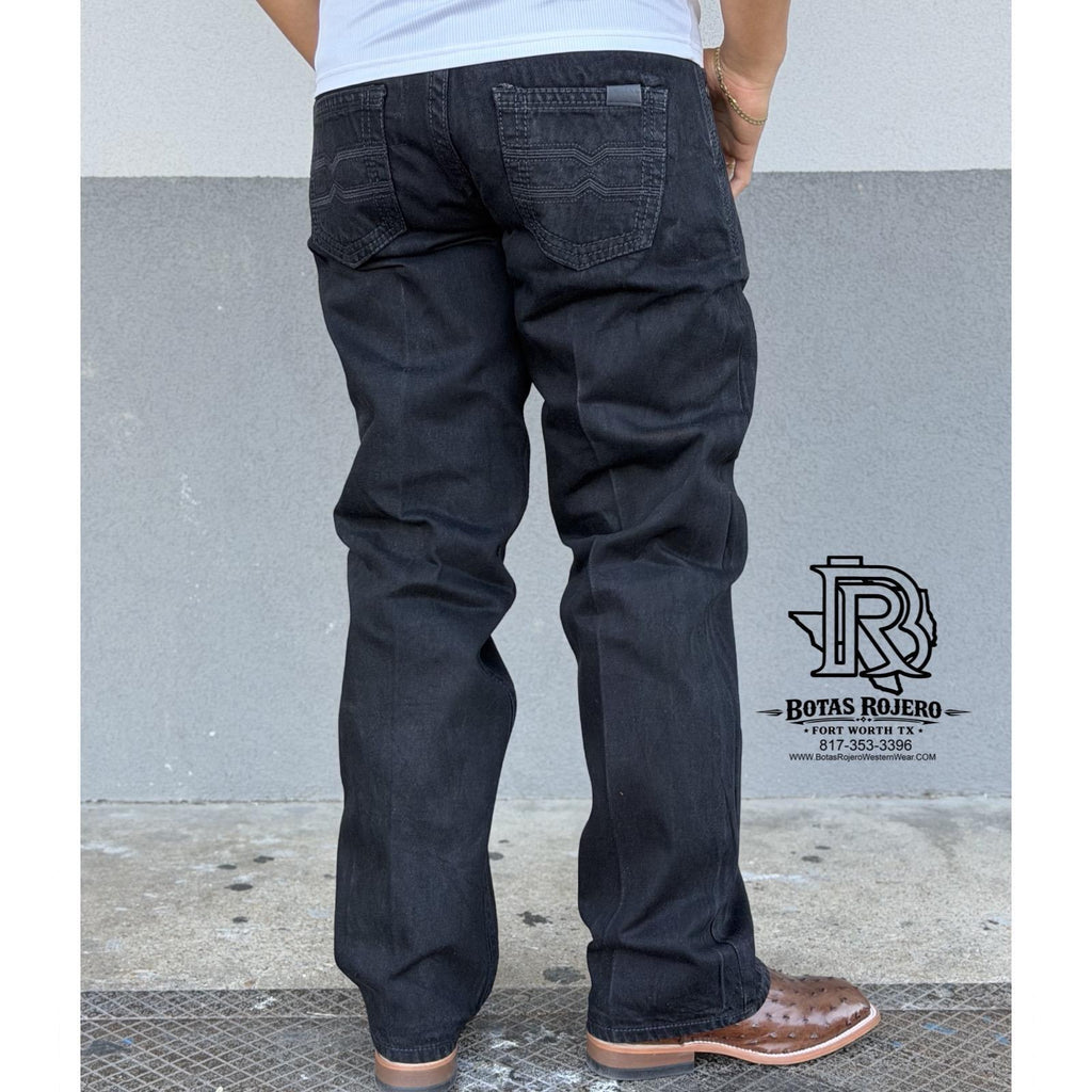 04 | BOOTCUT IRON SPUR BLACK MEN WESTERN JEANS