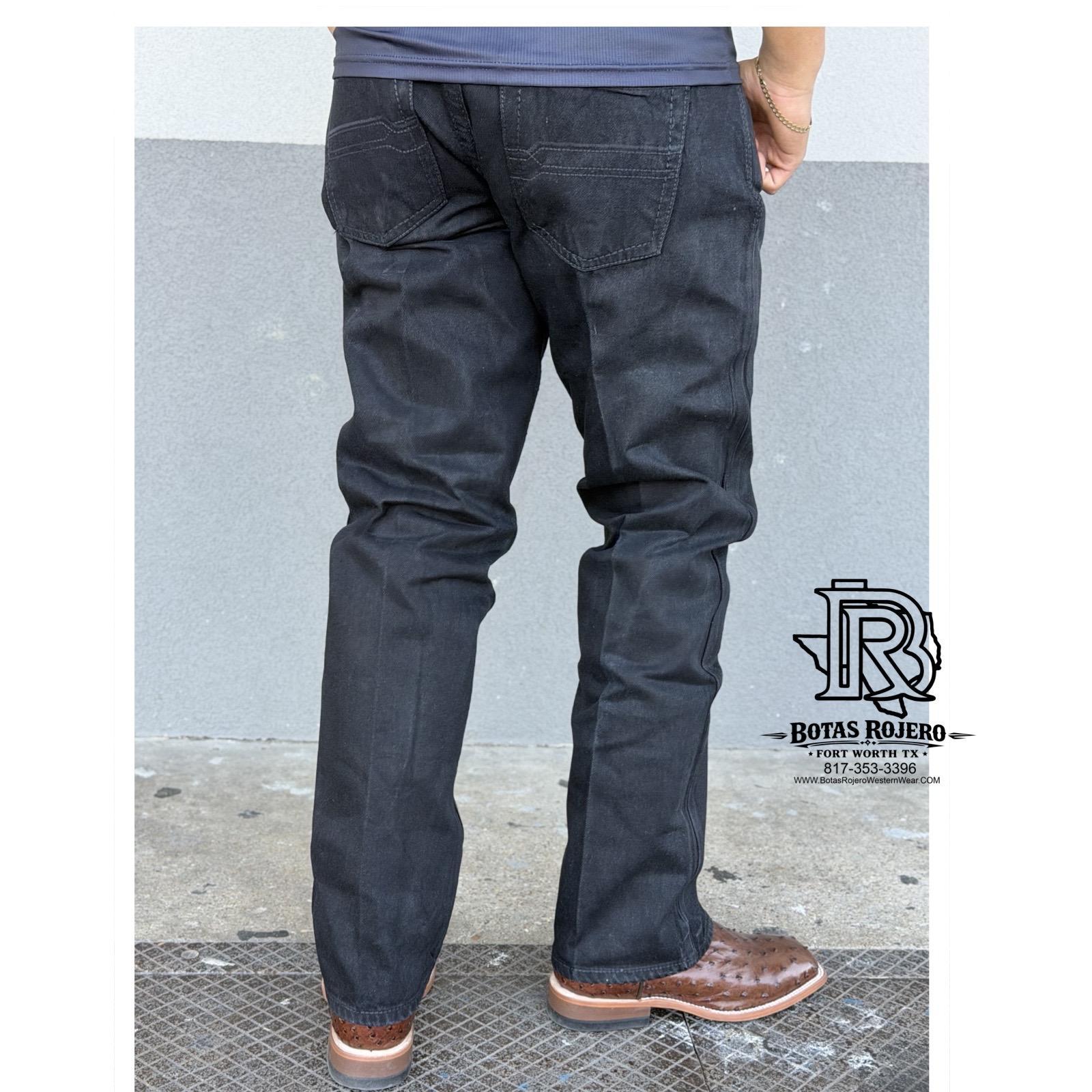 02 | STRAIGHT | BLACK | IRON SPUR | MEN WESTERN JEANS