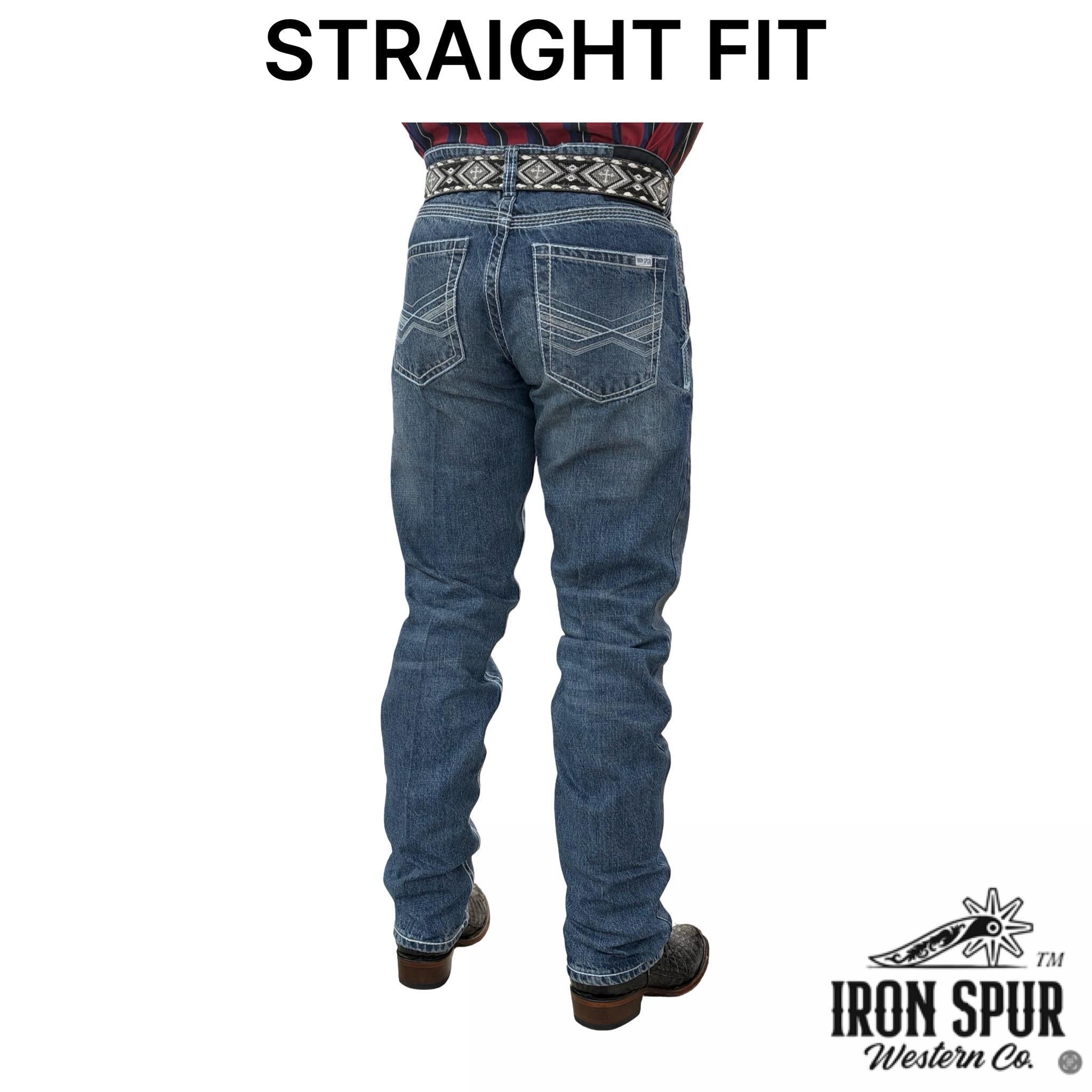 02 | BOOTCUT | IRON SPUR | MED BLUE | MEN WESTERN JEANS