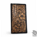 CASEY | IRON SPUR WALLET TOOLED LEATHER RODEO