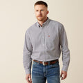 Ariat Mens William White Long Sleeve Shirt | 10065791