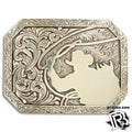 RECTANGLE STAMPED EDGE COWBOY ROPING LASRP