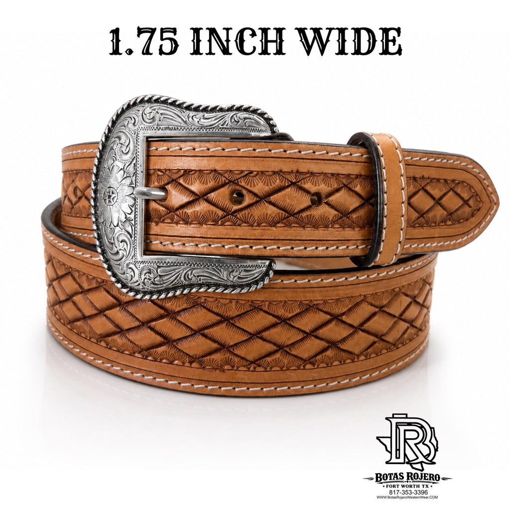 NOCONA 1.75 INCH MEN’S  BASKETWEAVE LEATHER BELT | N210010048