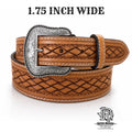 NOCONA 1.75 INCH MEN’S  BASKETWEAVE LEATHER BELT | N210010048