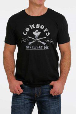 MENS SHORT SLEEVE TEE CINCH BLACK| MTT1690539