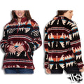 HOOEY LADIES | AZTEC PULLOVER (HJ088BKBU)