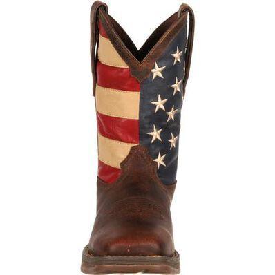 DURANGO NO STEEL | USA FLAG MEN WESTERN WORK BOOTS Db5554