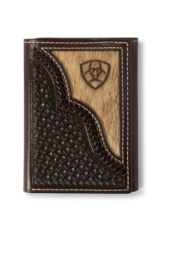 ARIAT HIDE TRIFOLD WALLET | A3562747