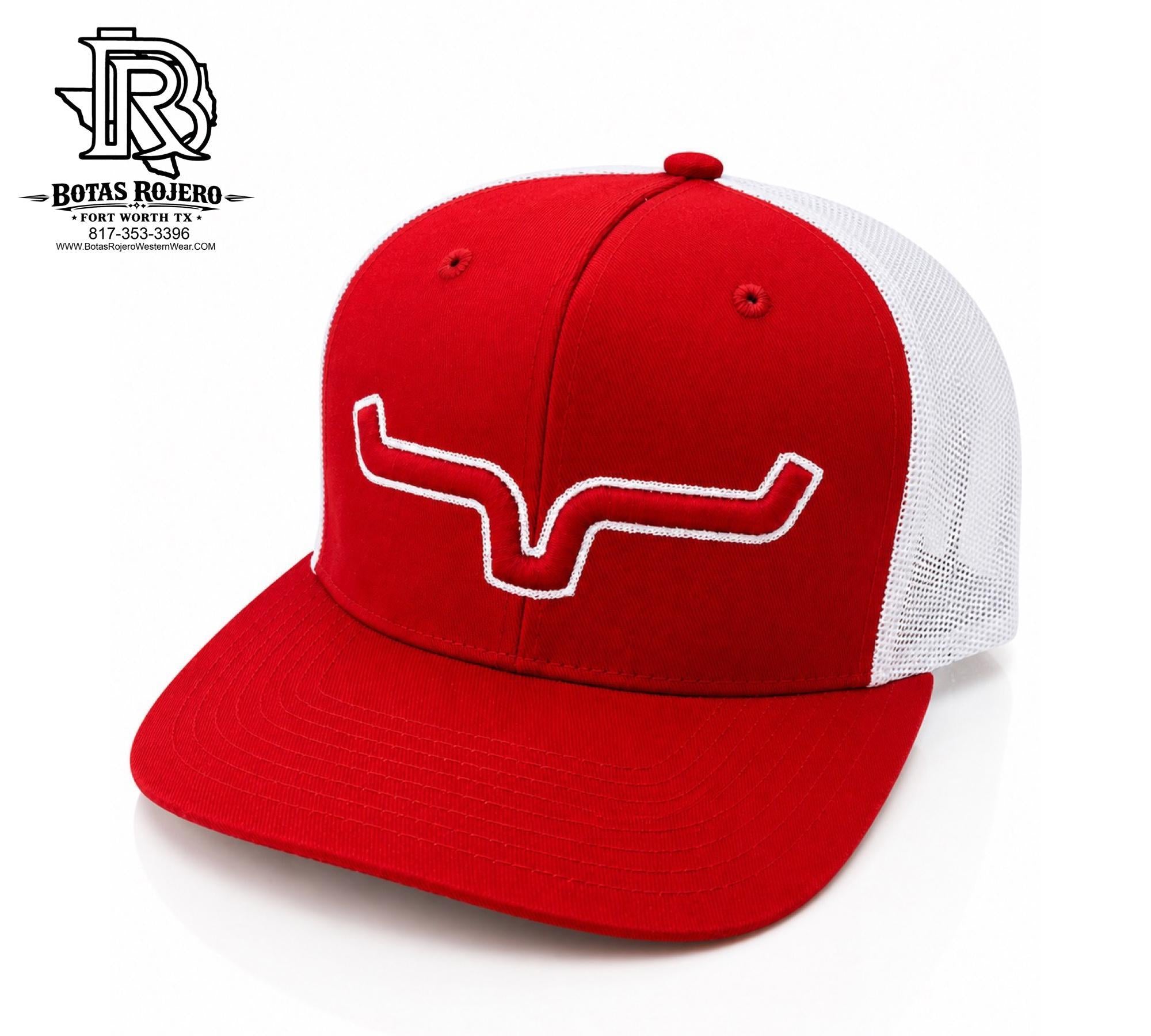 KIMES RANCH CAP SNAP BACK RED WHITE SNAP BACK