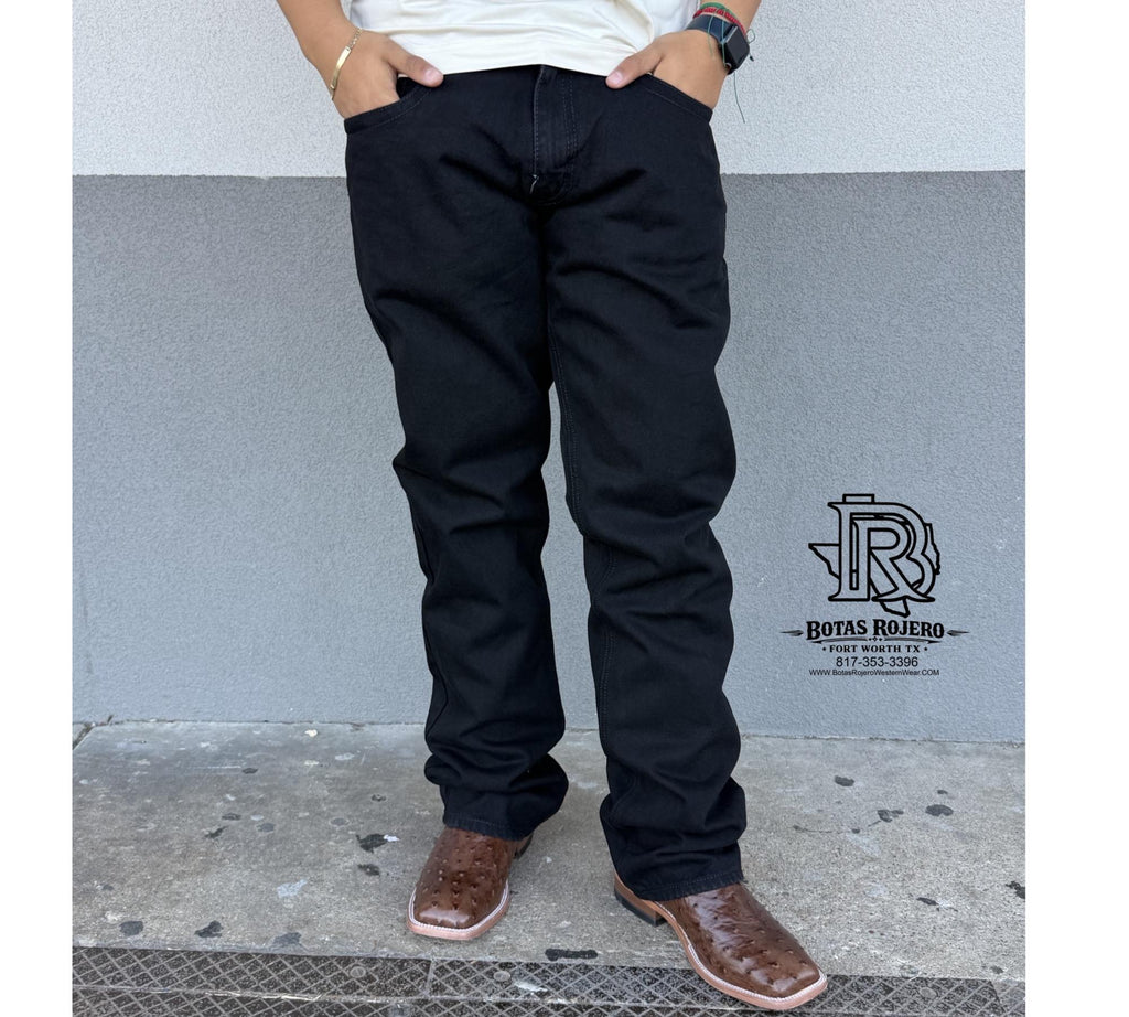 02 | STRAIGHT | BLACK | IRON SPUR | MEN WESTERN JEANS