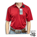 MEN POLO | ARIAT RED WESTERN POLO 10039411