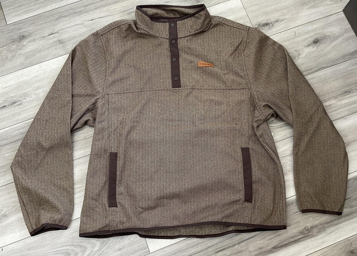 CINCH MEN’S BROWN PULLOVER |MWK153411X