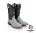 “ ADAN “ MENS ROUGH OUT GREY SQUARE TOE BOOTS