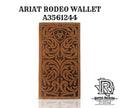 ARIAT RODEO SCROLLING EMBOSED MEDIUM BROWN A3561244