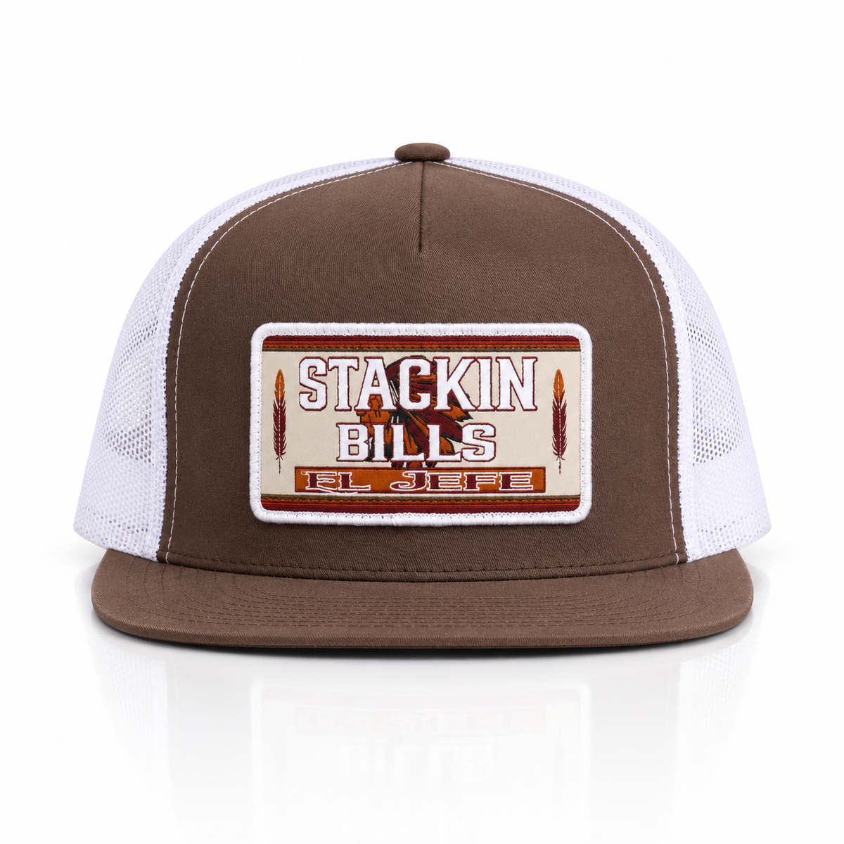 “ SB PAPI “ STACKIN BILLS BROWN CAP SNAP BACK
