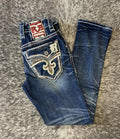 ‘’KAYDIN’’ MEN'S ROCK REVIVAL  STRAIGHT JEANS WHITE LABEL