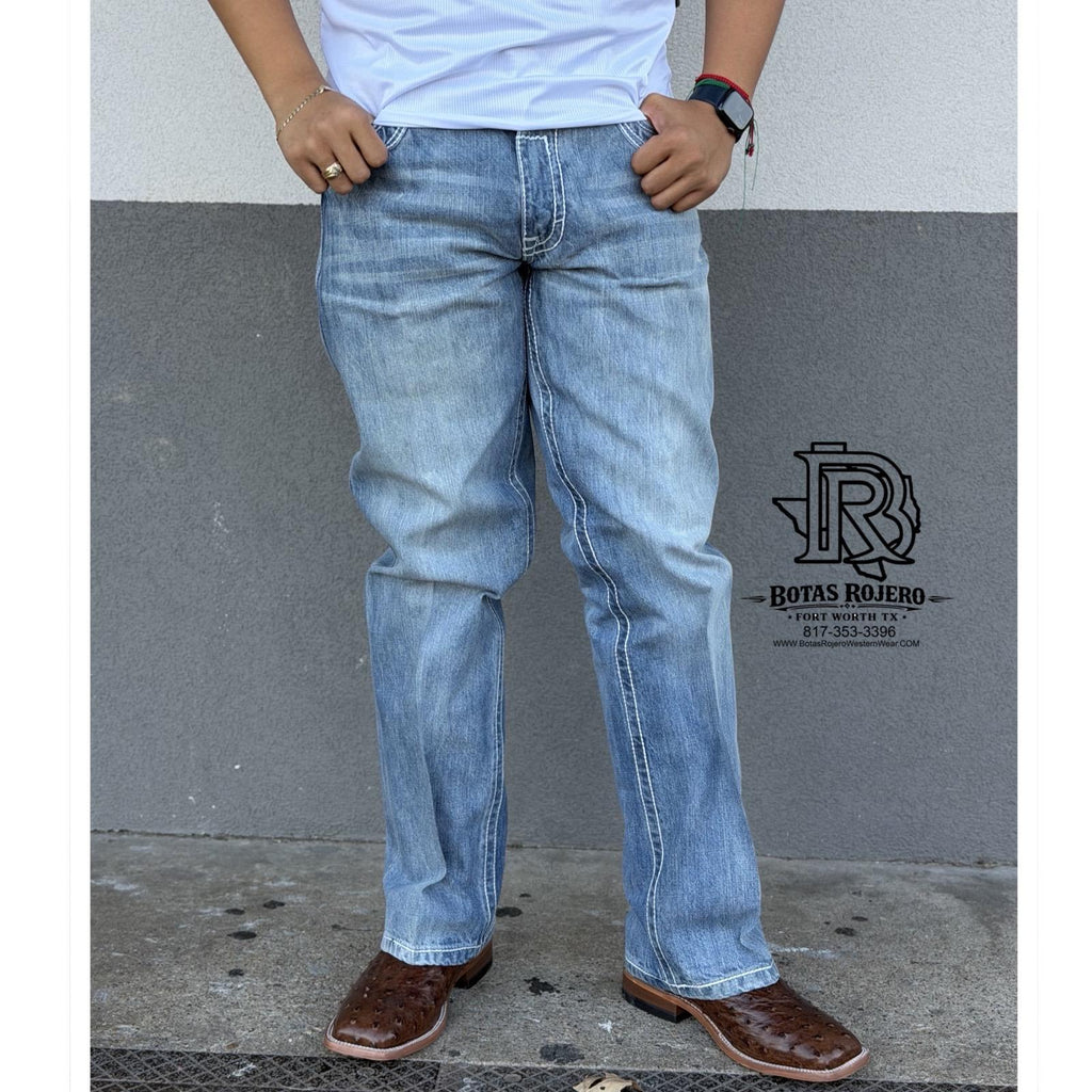 04 | BOOTCUT IRON SPUR BLUE RINGCAL WESTERN MEN JEAN