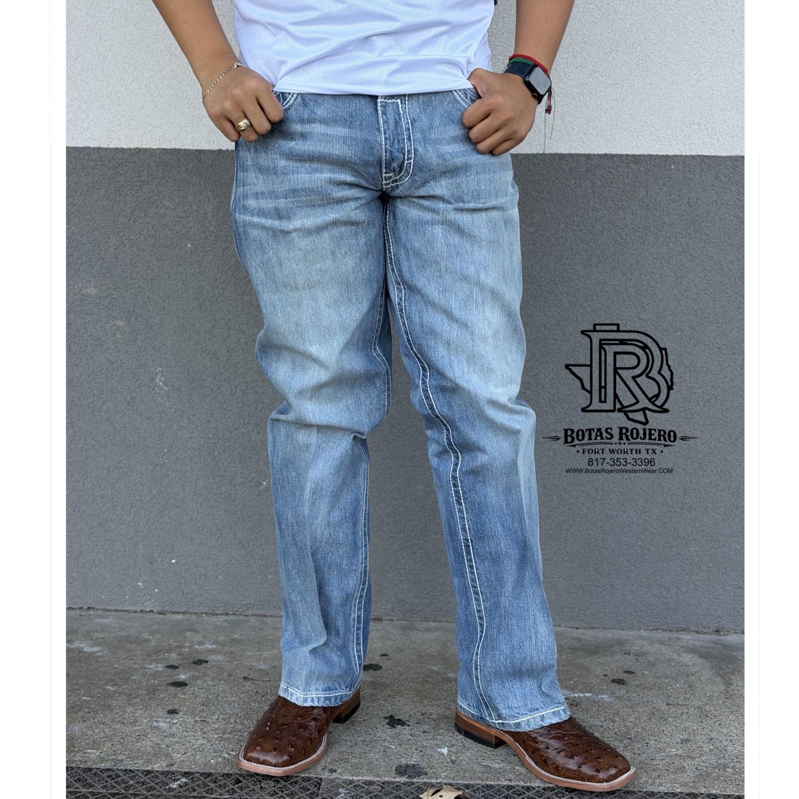 04 | BOOTCUT IRON SPUR BLUE RINGCAL WESTERN MEN JEAN