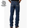 MEN’S ROCK & ROLL  TRADITIONAL REGULAR FIT TAPERED BOOT DARK VINTAGE JEANS | BMHPD06232