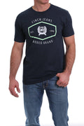 MEN'S FRONT LOGO TEE - NAVY MTT1690383