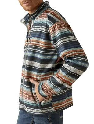 Men's Caldwell Full Zip Sweater, Jetty Gray Heather - 10046716