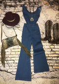 Denim romper
