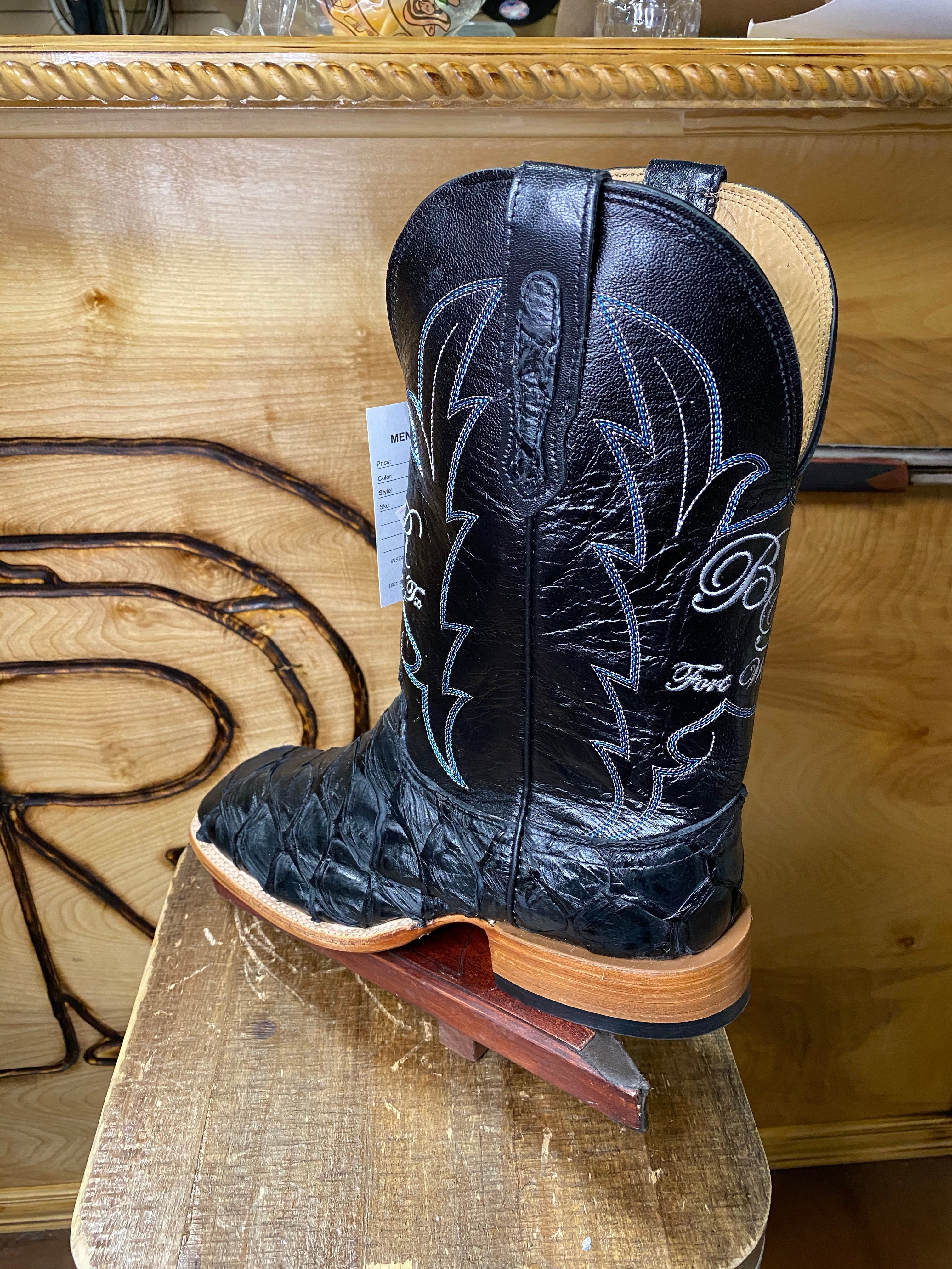 BLACK BIG BASS BOOTS FENOGLIO | BR EDITION